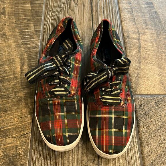 Keds red plaid sneakers - Picture 2 of 4
